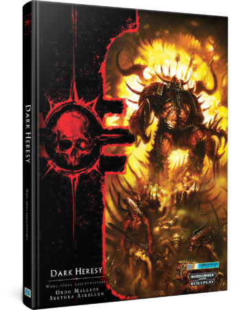 Mockup suplementu Wróg Spoza Rzeczywistości do Dark Heresy 2 edycja.