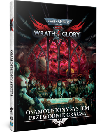 Mockup suplementu Osamotniony System – Przewodnik Graczado systemu Warhammer 40,000 Roleplay: Wrath & Glory